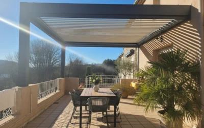 Menuiserie aluminium Gard : Installation de Pergola motorisée à Laval Pradel